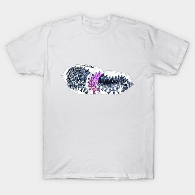 Caterpillar T-Shirt by Jianrong_Lin